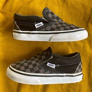 Vans, slip on, checkerboard